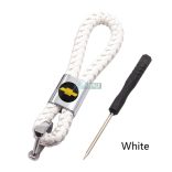 Kulcstartó, távirányító tartó Chevrolet fonott bőr