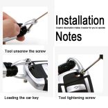 Kulcstartó, távirányító tartó Chevrolet fonott bőr