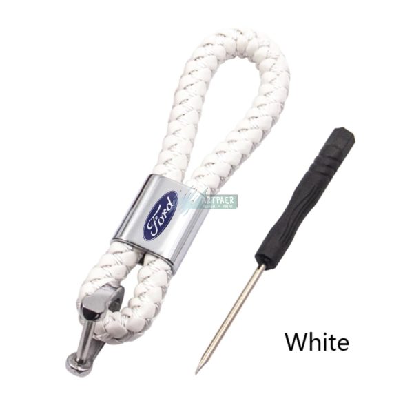 Kulcstartó, távirányító tartó Ford fonott bőr