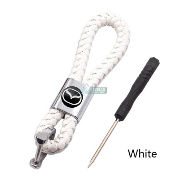 Kulcstartó, távirányító tartó Mazda fonott bőr