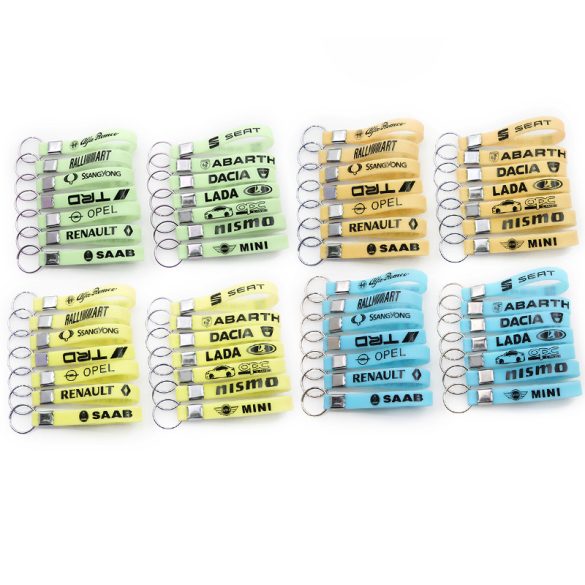 Kulcstartó Mazda foszforeszkáló zöld