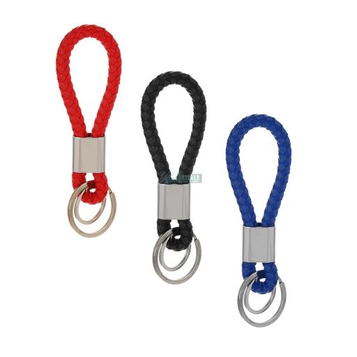 Kulcstartó, távirányító tartó Honda fonott bőr