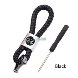 Kulcstartó, távirányító tartó H yundai fonott bőr