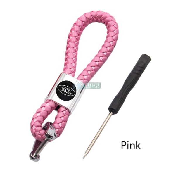 Kulcstartó, távirányító tartó Land Rover fonott bőr