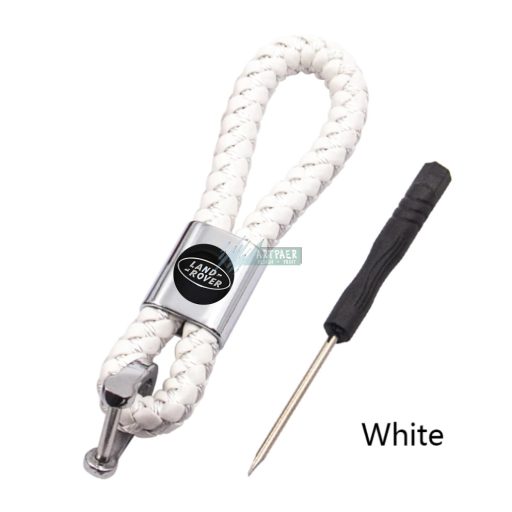 Kulcstartó, távirányító tartó Land Rover fonott bőr