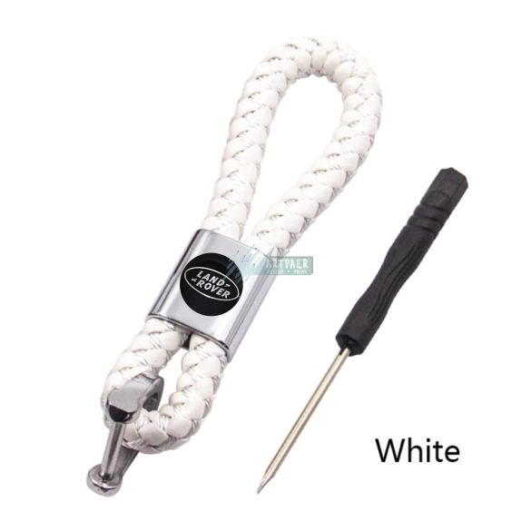 Kulcstartó, távirányító tartó Land Rover fonott bőr