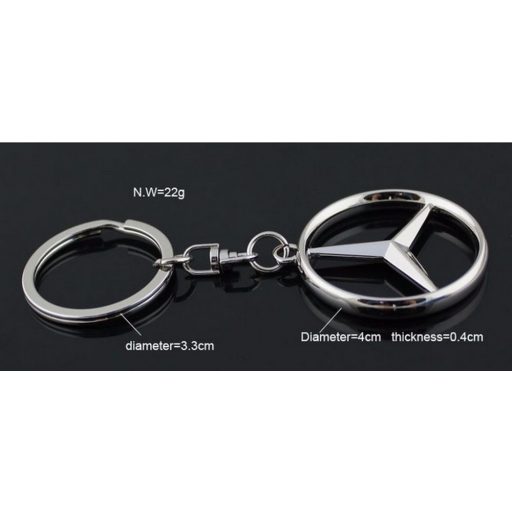 3D metal kulcstartó Mercedes