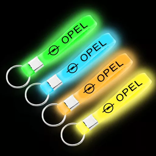 Kulcstartó Opel foszforeszkáló kék