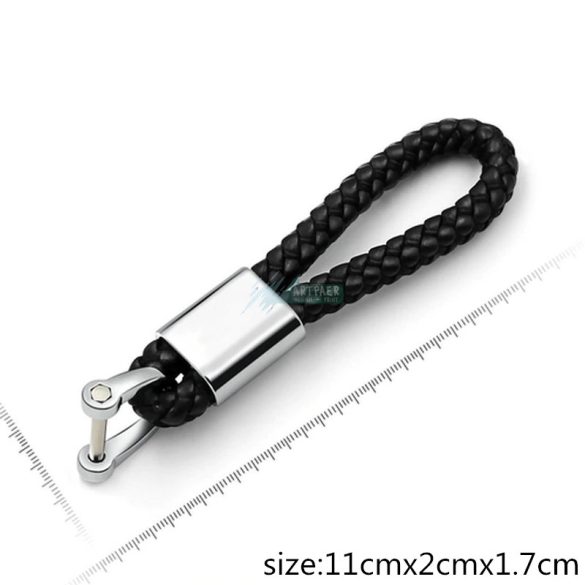 Kulcstartó és távirányító tartó Renault fonott bőr