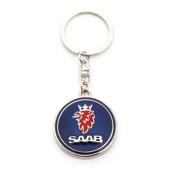 3D Metál kulcstartó Saab