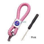 Kulcstartó és távirányító tartó Saab fonott bőr