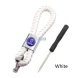 Kulcstartó és távirányító tartó Saab fonott bőr