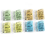 Kulcstartó Saab foszforeszkáló zöld