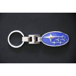 3D metál kulcstartó Subaru 2 oldalas