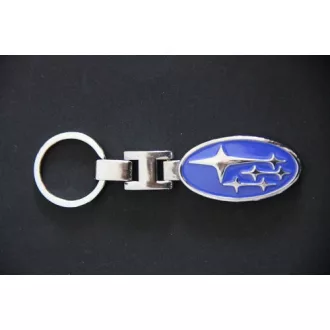 3D metál kulcstartó Subaru 2 oldalas