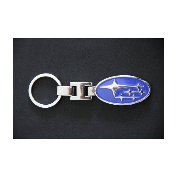 3D metál kulcstartó Subaru 2 oldalas
