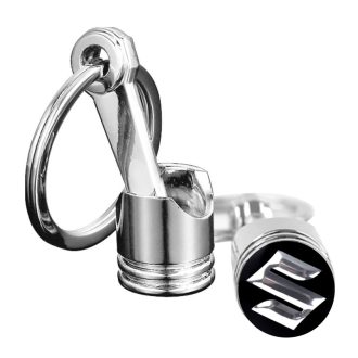 3D metal kulcstartó dugattyú Suzuki