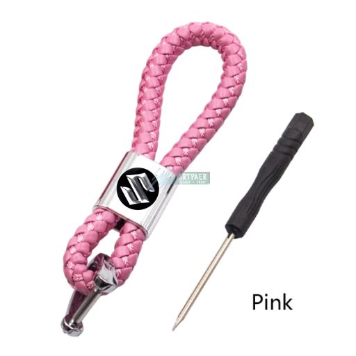 Fonott bőr kulcstartó, távirányító tartó Suzuki