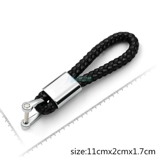 Fonott bőr kulcstartó, távirányító tartó Suzuki