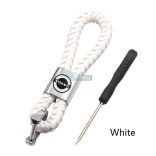 Kulcstartó, távirányító tartó Volvo fonott bőr