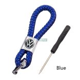 Kulcstartó, távirányító tartó Volkswagen fonott bőr