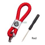 Kulcstartó, távirányító tartó Volkswagen fonott bőr