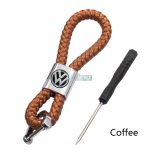 Kulcstartó, távirányító tartó Volkswagen fonott bőr