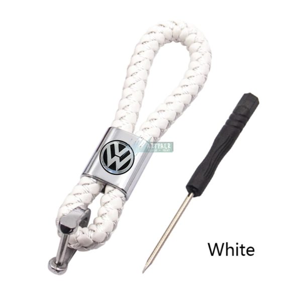 Kulcstartó, távirányító tartó Volkswagen fonott bőr