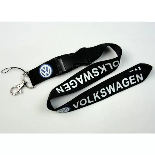 Kulcstartó nyakpánt Volkswagen fekete