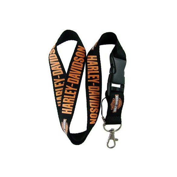 Kulcstartó nyakpánt Harley Davidson fekete