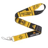 Telefontartó, kulcstartó nyakpánt "Első a biztonság"