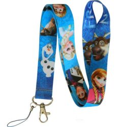   Kicsike hőseink “Anna, Elza és Olaf”, kulcstartó nyakpánt kék