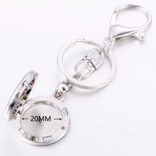 Mandala - Aromaterápiás kulcstartó, táskadísz 316L rozsdamentes acél