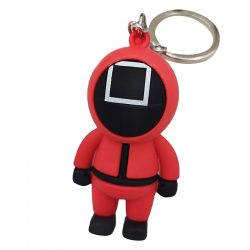 Kulcstartó, táskadísz Squid Game - négyzet