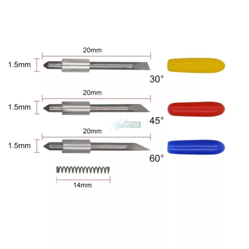 Plotterkés Graphtec CB15 és kompatibilis vágógépekhez 30-45-60° 