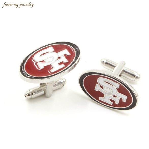 Sport fan San Francisco 49ers Mandzsettagomb, 1pár