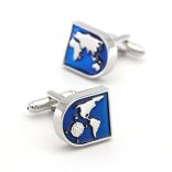 Nagyvilág, földgömb Mandzsettagomb, 1pár