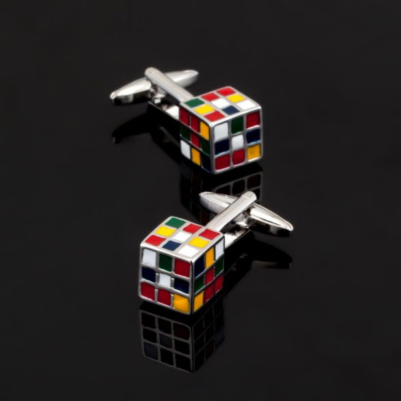 Rubik Kocka Mandzsettagomb, 1pár