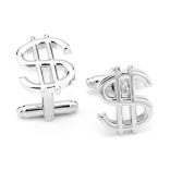 Dollar hozó Mandzsettagomb, 1pár