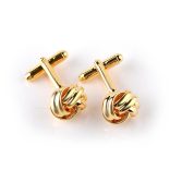 Aranyozott absztrakt Mandzsettagomb, 1pár