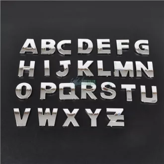 3D ABS 25 mm, öntapadó betű matrica