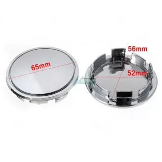 Autó felniközép kupak (4 db) 65 mm, krómozott