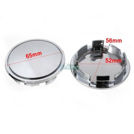 Autó felniközép kupak (4 db) 65 mm, krómozott