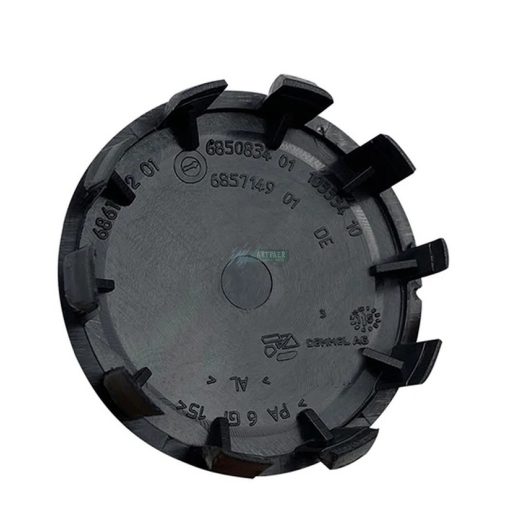 Autó felniközép kupak új típus (4 db) fekete 56 mm