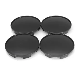 Autó felniközép kupak (4 db) 68 mm, fekete