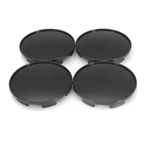 Autó felniközép kupak (4 db) 68 mm, fekete