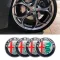 3D autó Alfa Romeo felniközép kupak matrica (4 db) 56 mm, alumínium