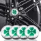 3D autó Alfa Romeo lóhere felniközép kupak matrica (4 db) 56 mm, alumínium