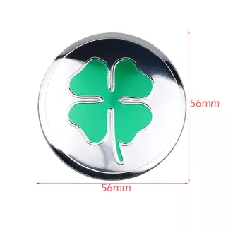   3D autó Alfa Romeo lóhere felniközép kupak matrica (4 db) 56 mm, alumínium