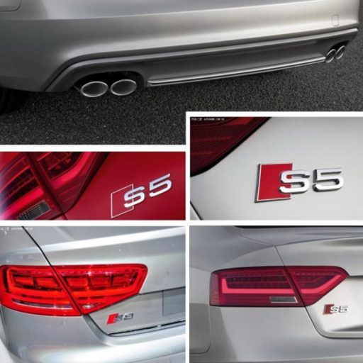 3D autó matrica Audi S4
